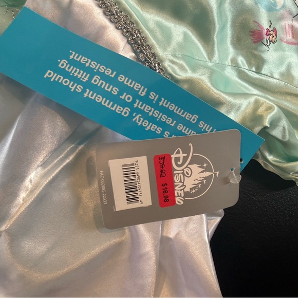 Disney Light Blue and White Princess Dress - Picture 2 of 4